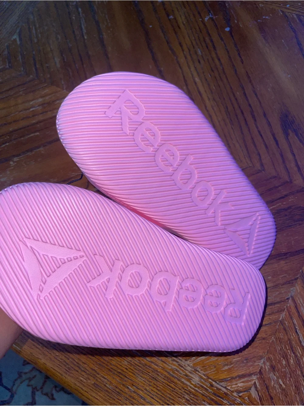 Reebok Pink Slide Sandals - Dual Pink Tones